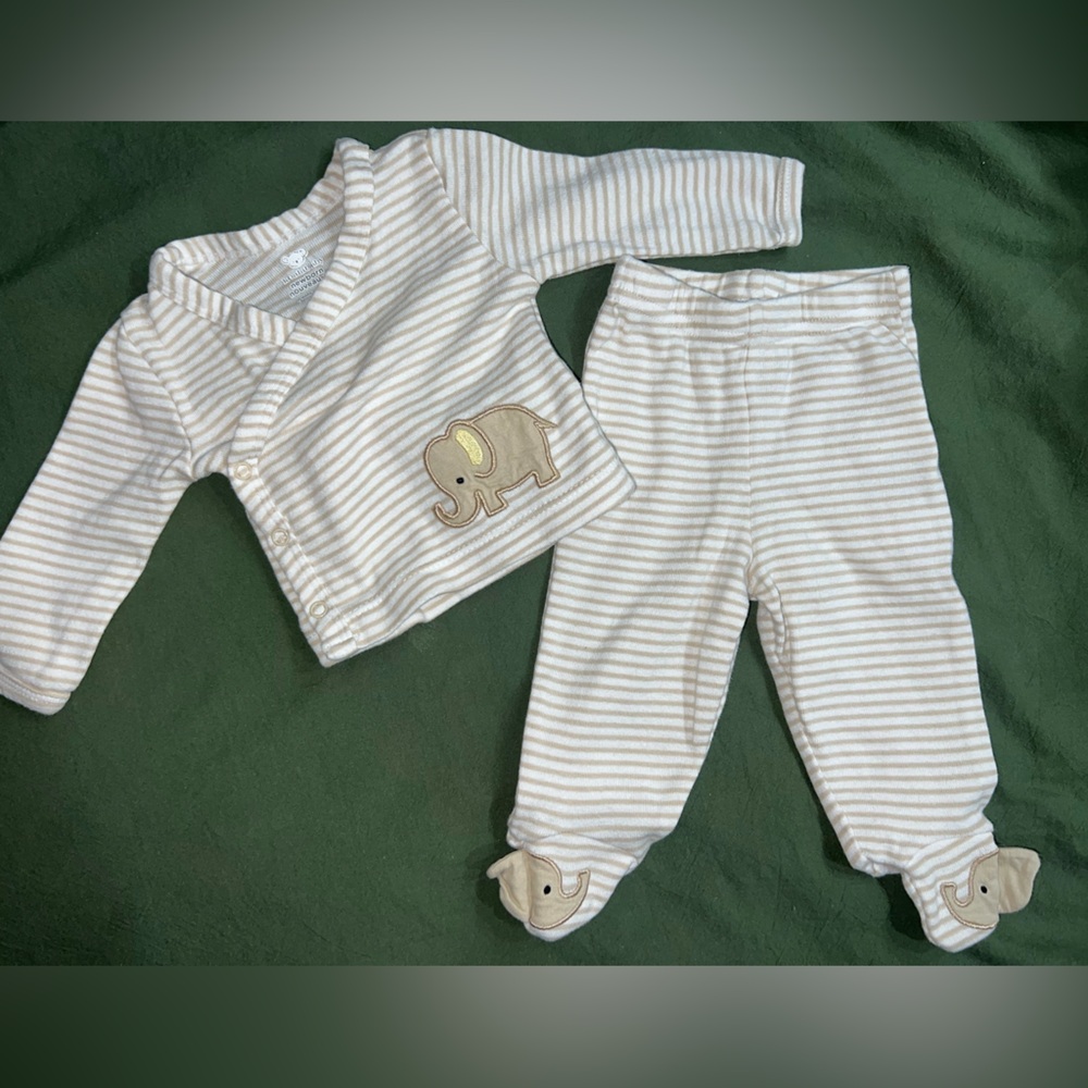 ‼️NWOT: Koala Baby Elephant Print Matching Set - NB